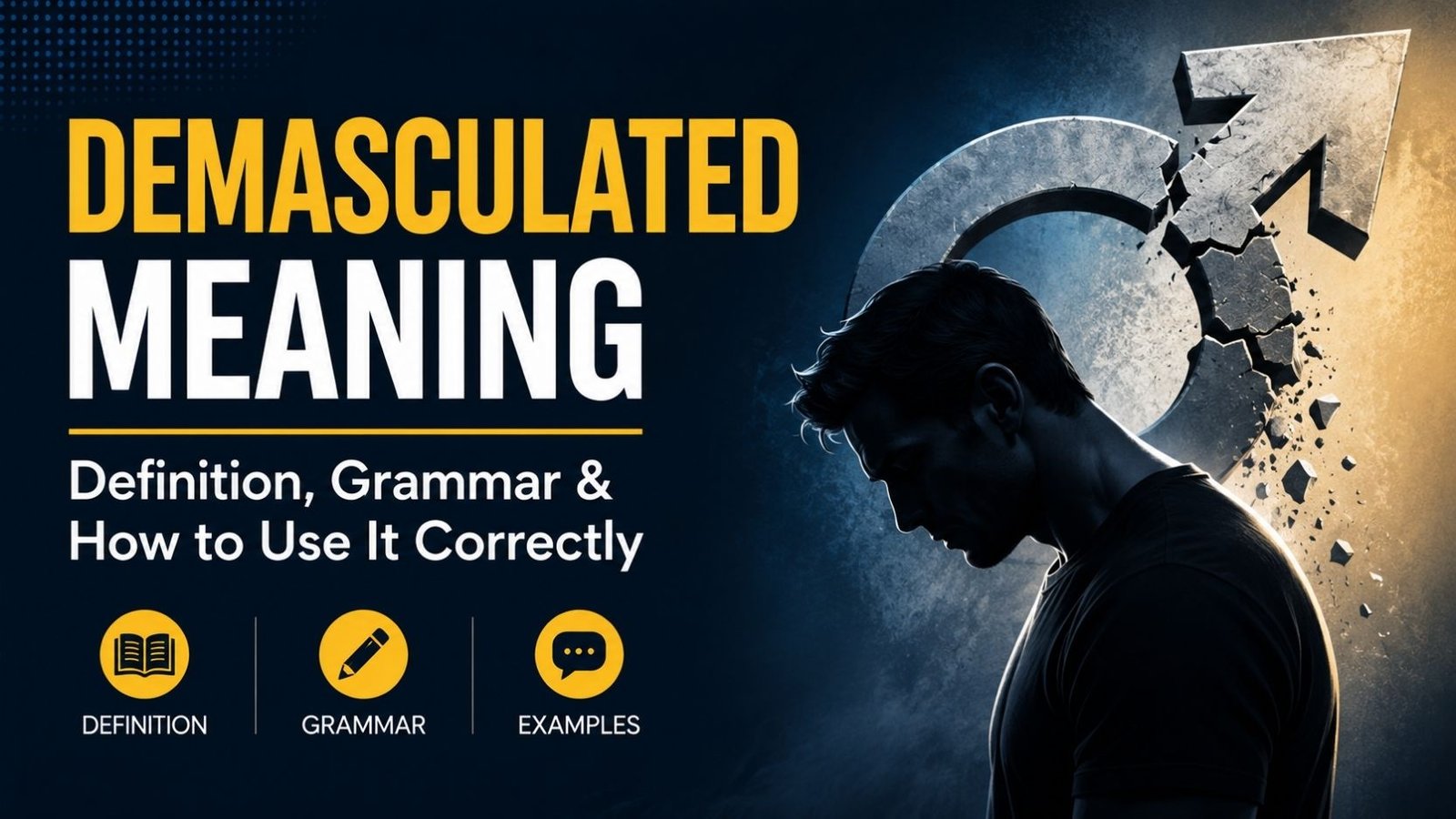 Demasculated Meaning: Definition, Grammar And How To Use It Correctly