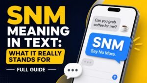 SNM Meaning In Text What It Really Stands For And How To Use It