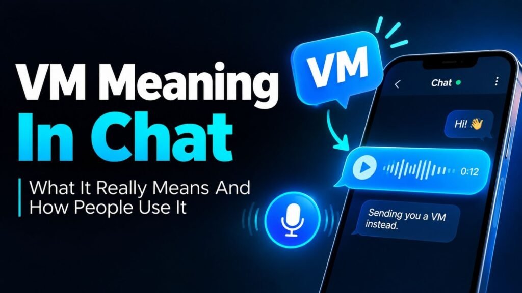VM Meaning In Chat: What It Really Means And How People Use It