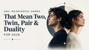 344+ Meaningful Names That Mean Two, Twin, Pair & Duality for 2026