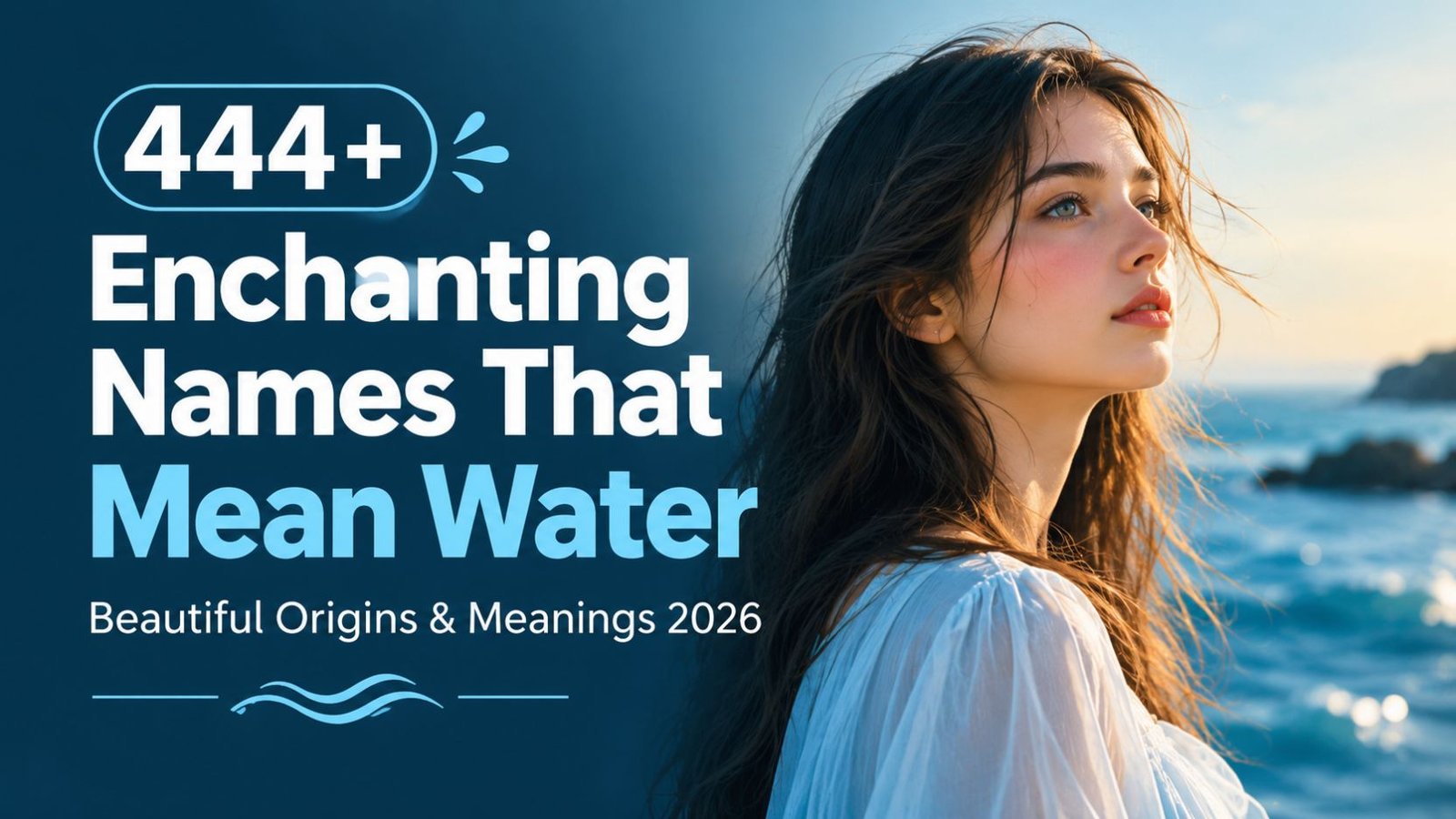444+ Enchanting Names That Mean Water: Beautiful Origins & Meanings