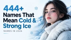 444+ Names That Mean Cold & Strong Ice Names in 2026