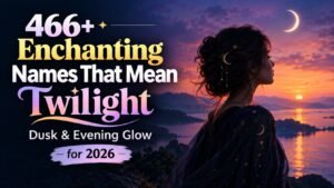 466+ Enchanting Names That Mean Twilight, Dusk & Evening Glow for 2026