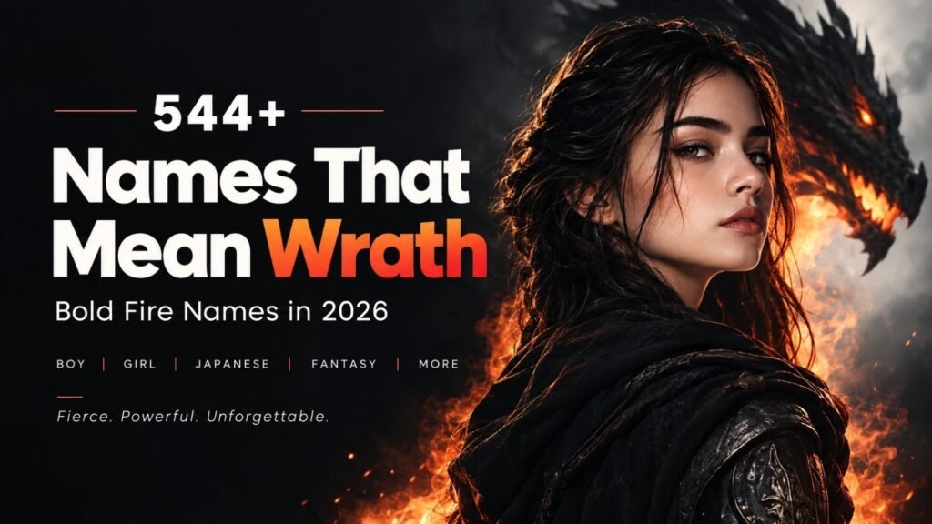 544+ Names That Mean Wrath: Bold Fire Names in 2026