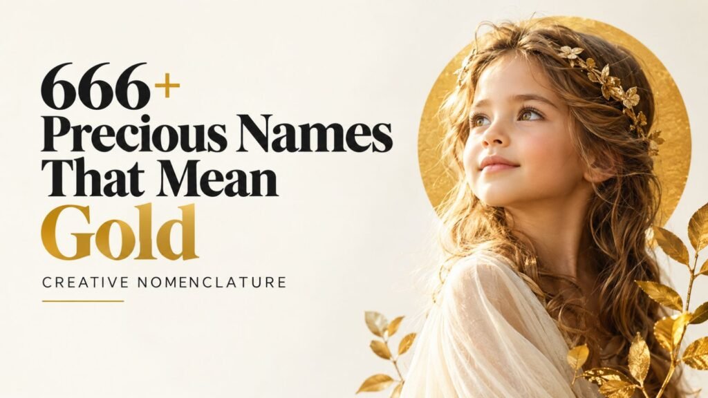 666+ Precious Names That Mean Gold: Creative Nomenclature