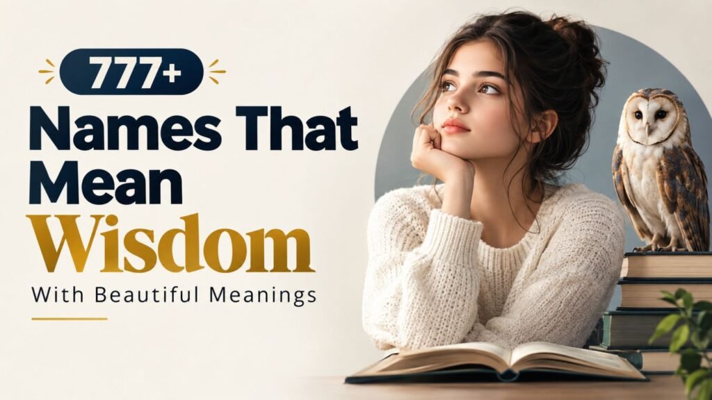 777+ Names That Mean Wisdom With Beautiful Meanings