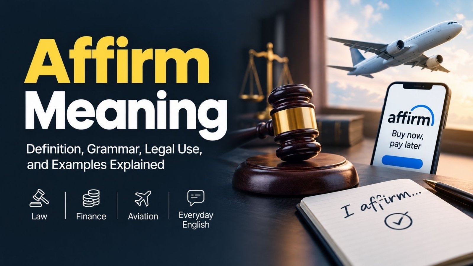 Affirm Meaning: A Complete Guide to Definition, Grammar, Law, and Everyday Use
