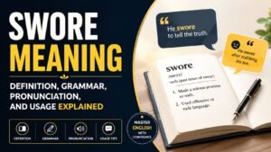 Swore Meaning: Definition, Grammar, Pronunciation, and Usage Explained
