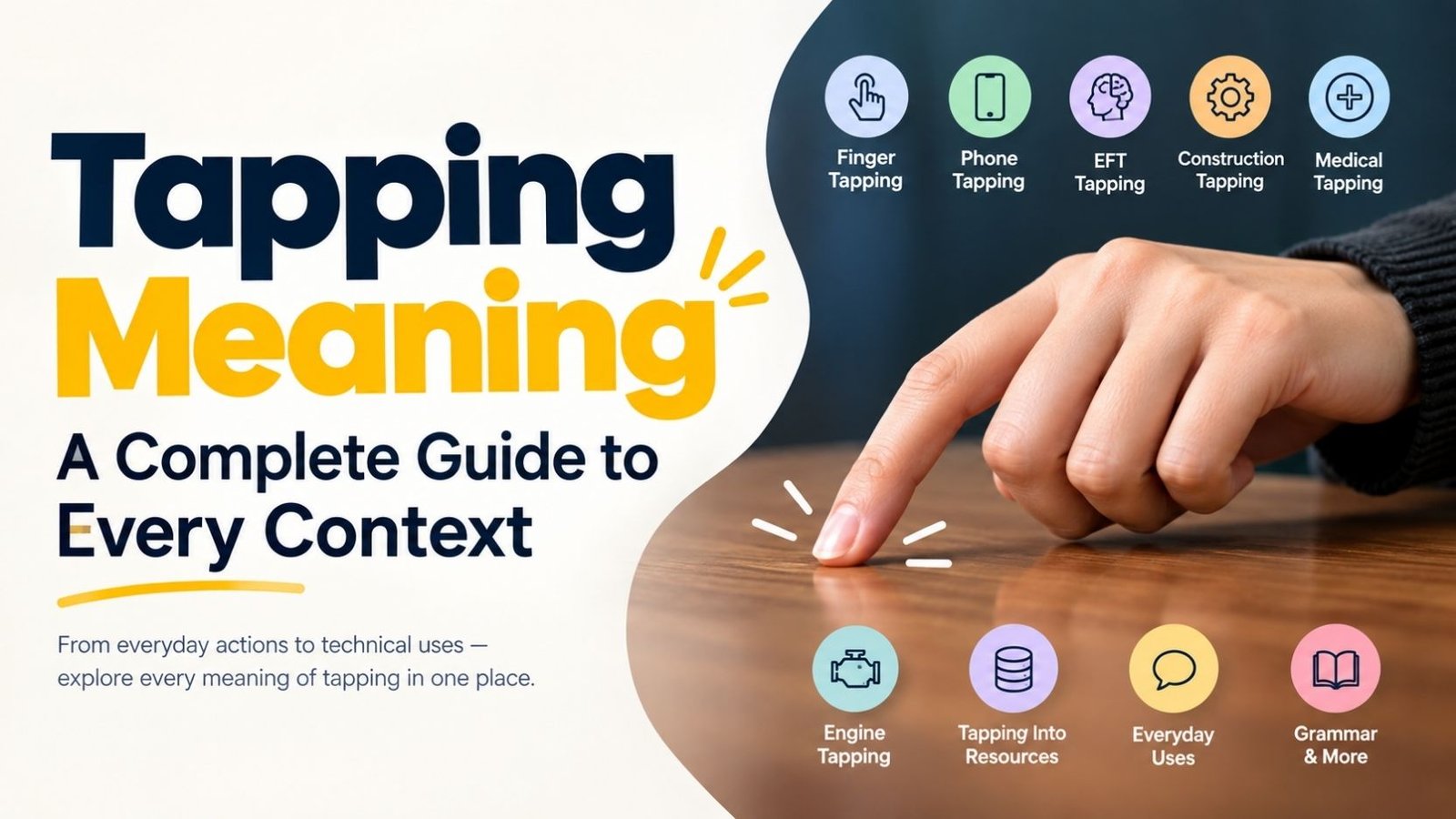 Tapping Meaning: A Complete Guide to Every Context
