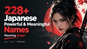 223+ Japanese Powerful and Meaningful Names Meaning Anger (Boys, Girls First & Last)