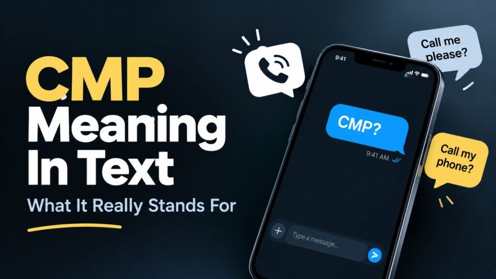 CMP Meaning In Text: What It Really Stands For