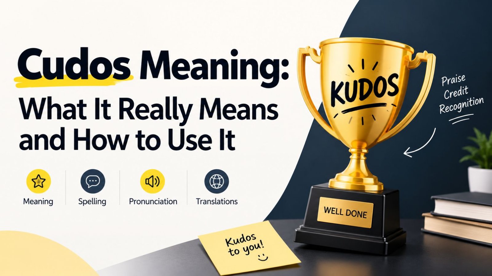 Cudos Meaning: What It Really Means and How to Use It