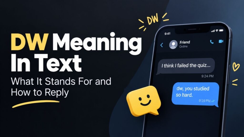 DW Meaning In Text_ What It Stands For and How to Reply
