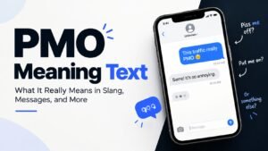 PMO Meaning Text: What It Really Means in Slang, Messages, and More