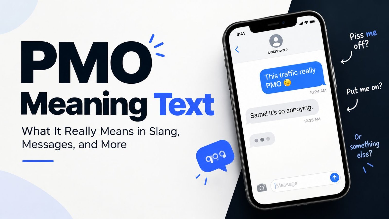PMO Meaning Text: What It Really Means in Slang, Messages, and More