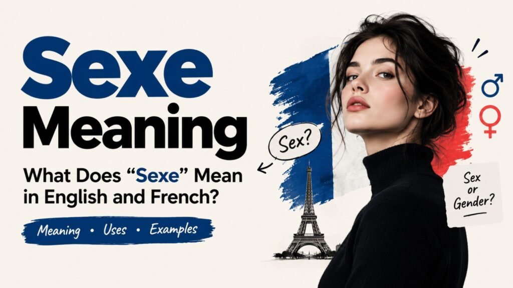 Sexe Meaning: What Does "Sexe" Mean in English and French?