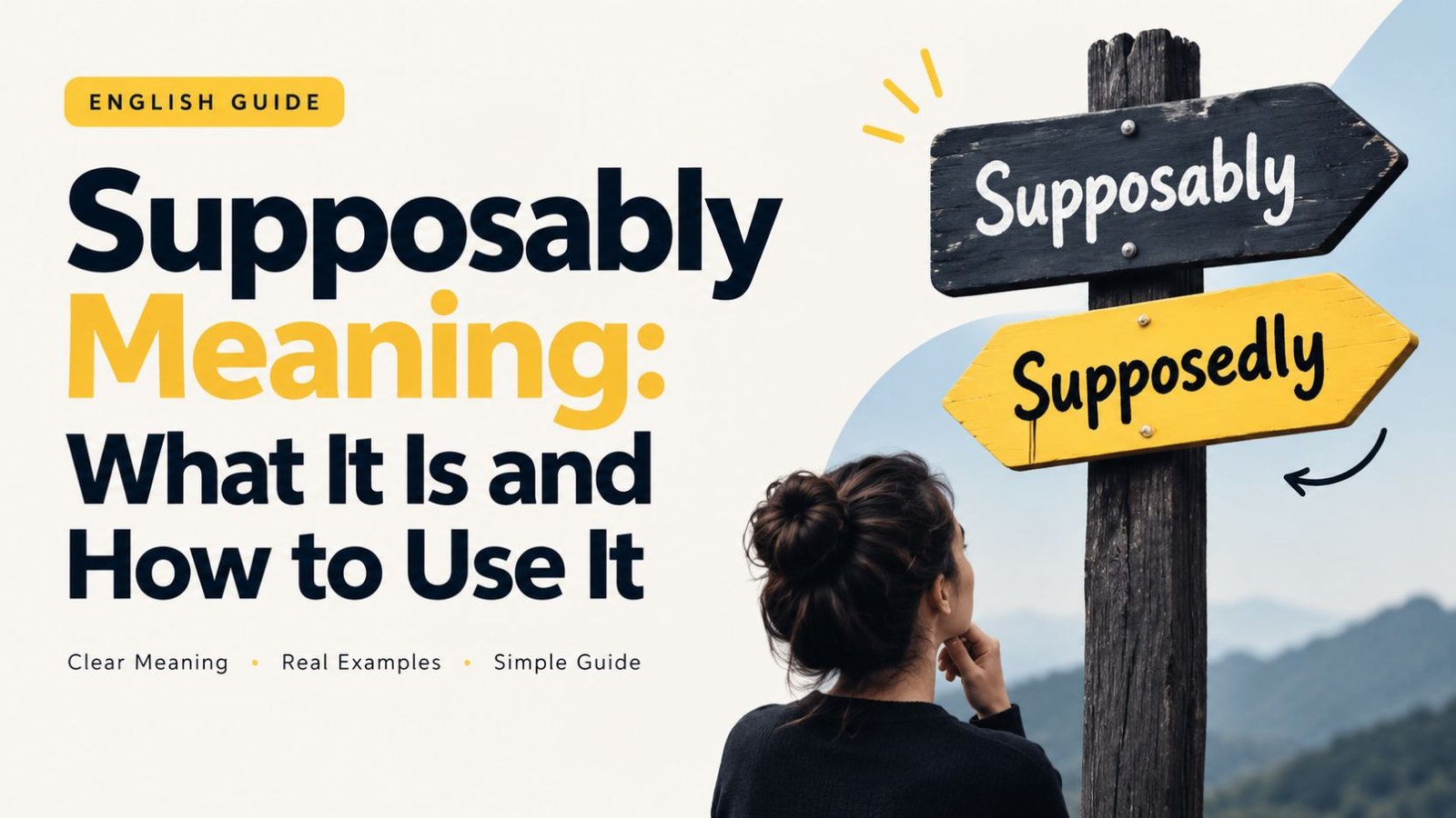 Supposably Meaning: What It Is and How to Use It
