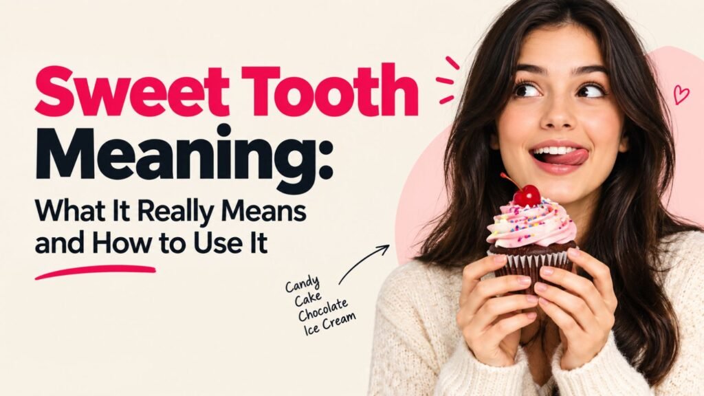 Sweet Tooth Meaning: What It Really Means and How to Use It